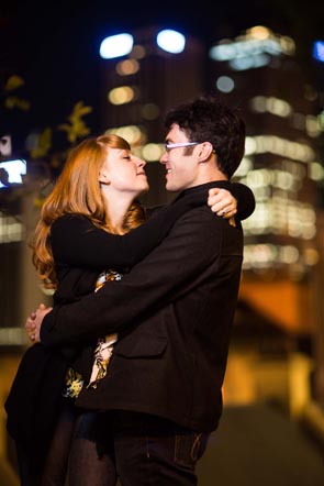 Lachlan and Kirstens pre-wedding photos in Sydney